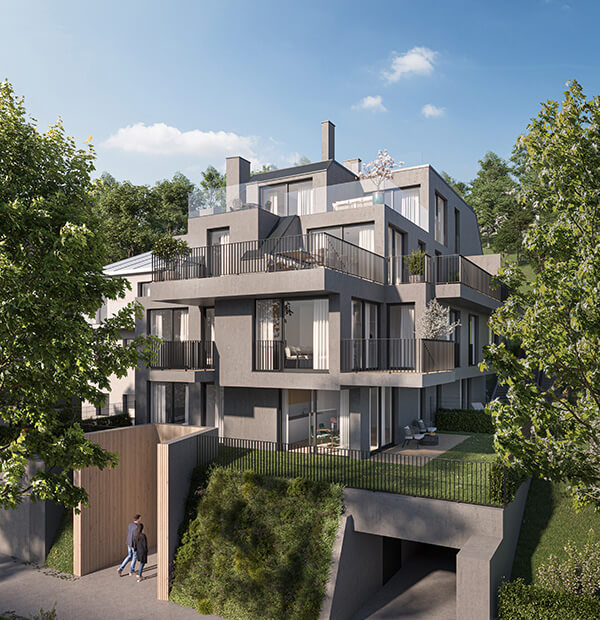 Exklusive Lage am Südhang des Hackenbergs