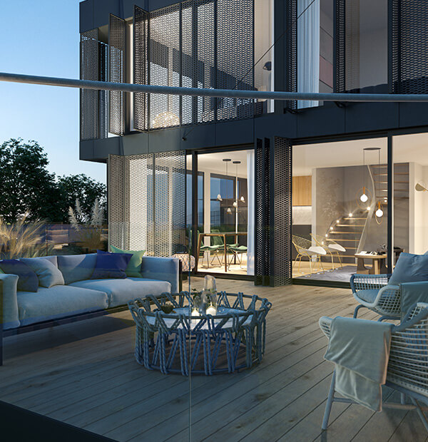 Großzügige Terrassen & individuelle Rückzugsorte